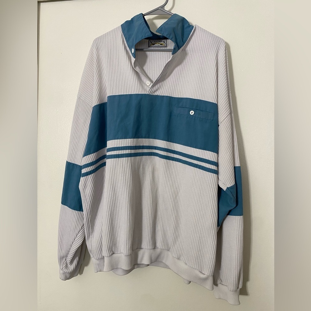 XCeptions Modern Classics Men’s 3XL Long Sleeve Vintage Polo